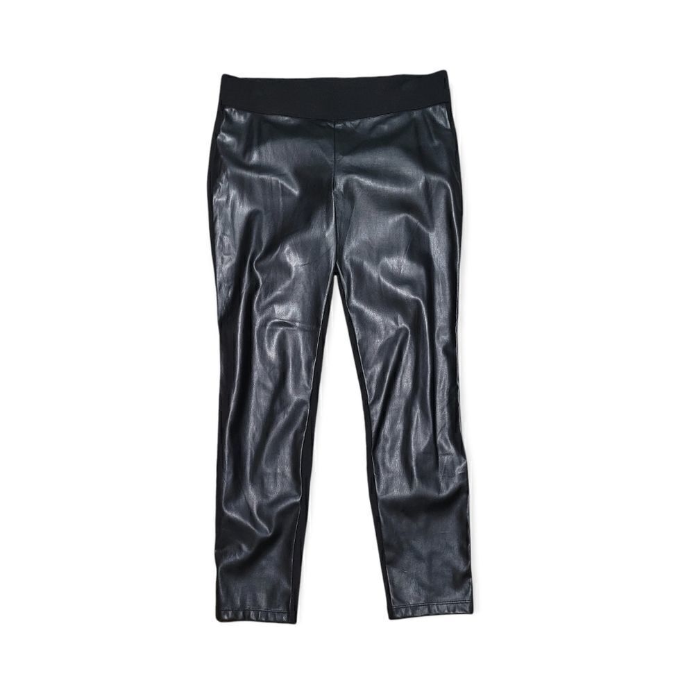 Loft leather front leggings